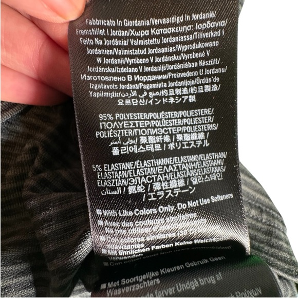 Under Armour ColdGear 1/4 Zip Pullover Men’s Large Gray Striped Long Sleeve - Picture 5 of 10